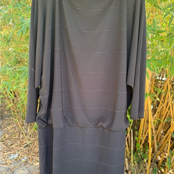 White House Black Market Elegant Dress Women’s SZ L pre-owned - Picture 2 of 3